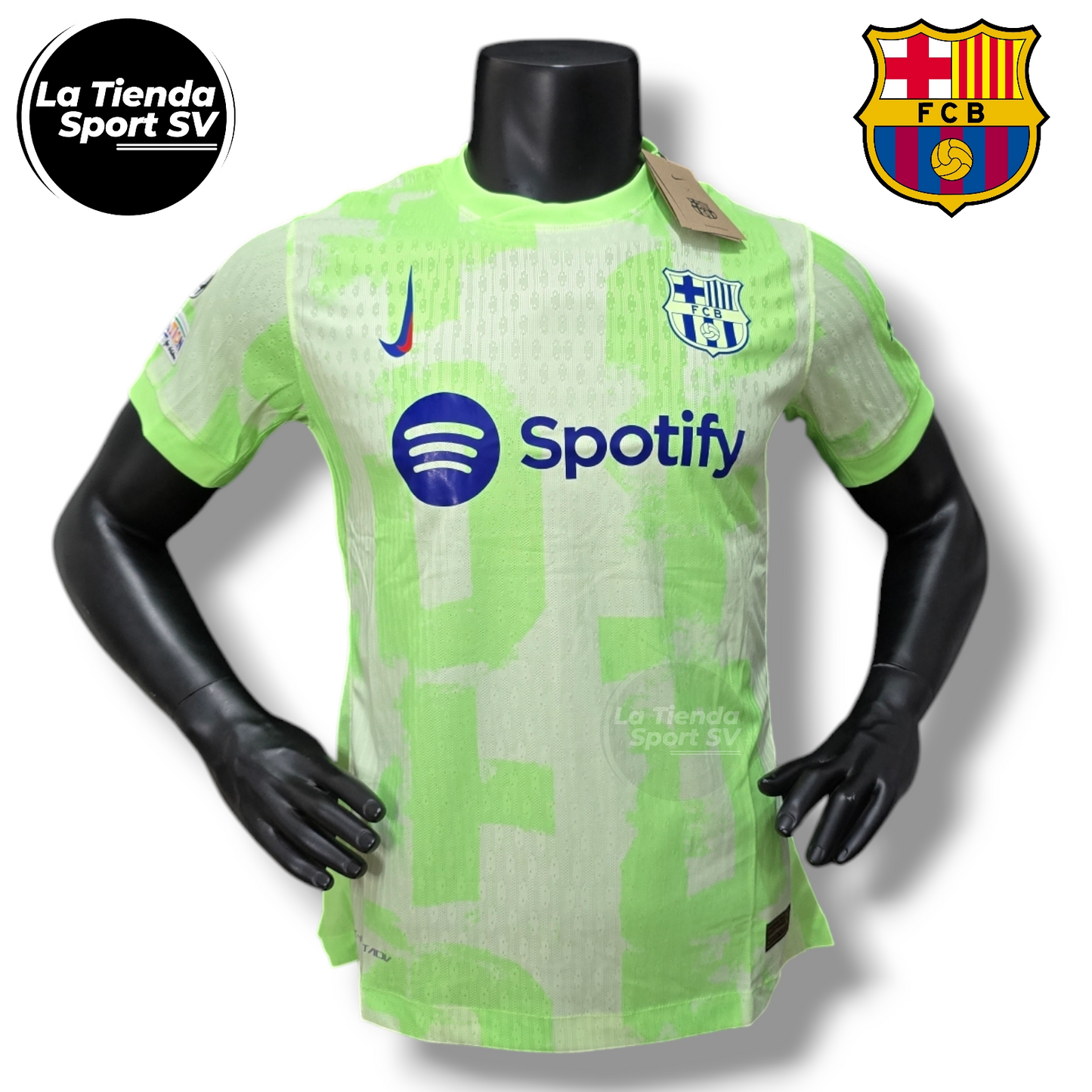Camiseta FCB versión Jugador 3ra equipación