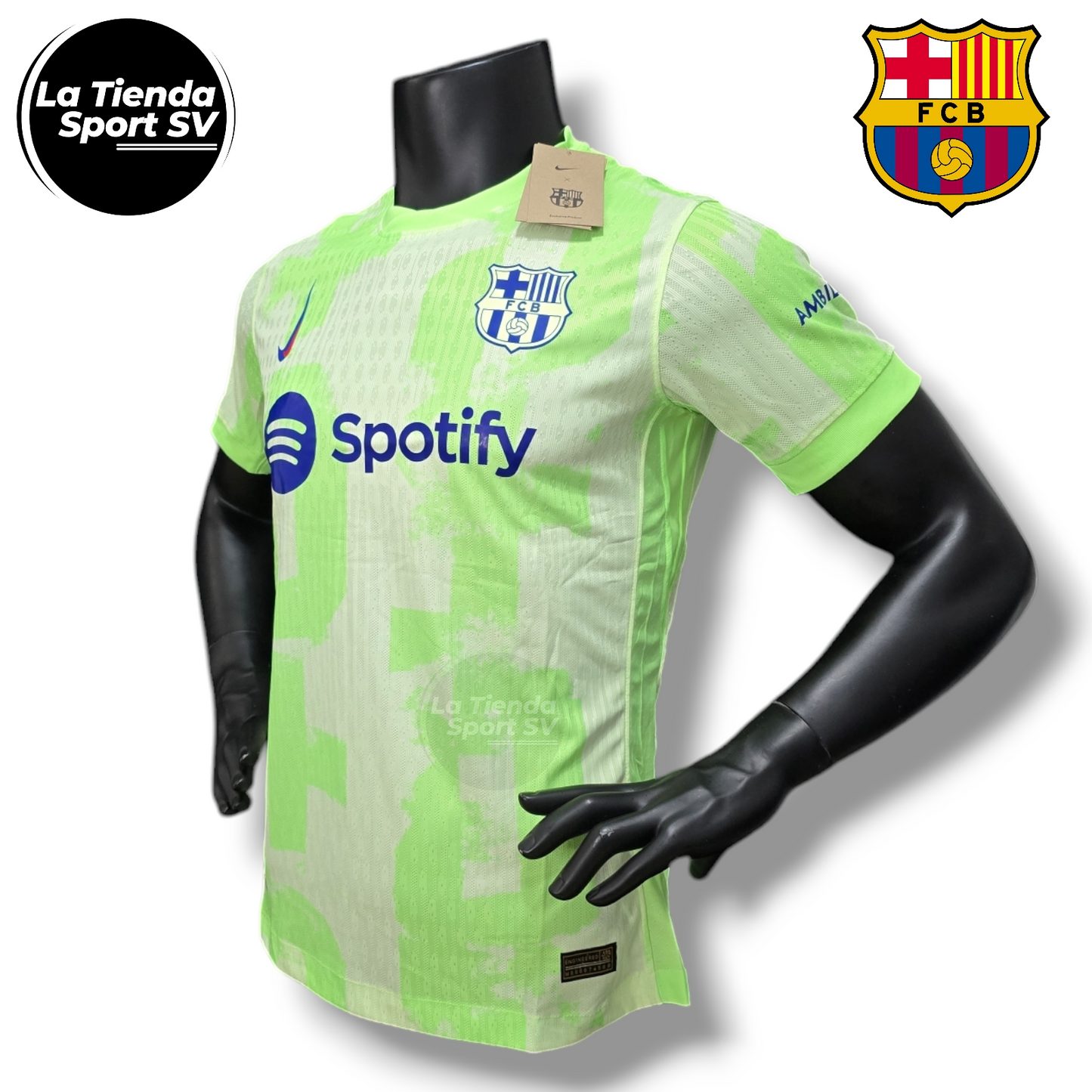 Camiseta FCB versión Jugador 3ra equipación