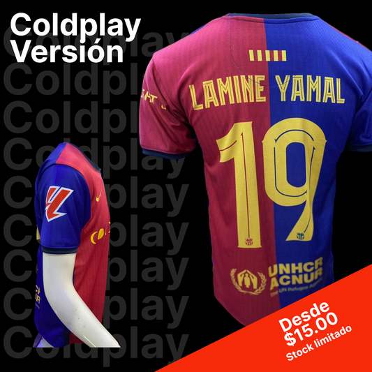 Camiseta Barcelona versión Coldplay Local 24-25